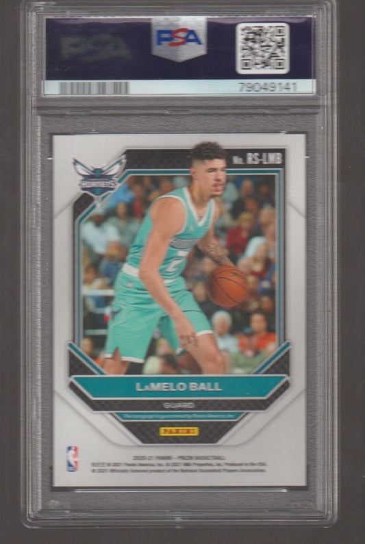 Basketball trading card of a player in a teal uniform with a FSA logo above it.