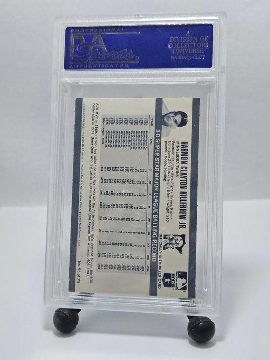 1971 Kellogg’s Harmon Killebrew 3-D Super Stars PSA 9 Mint – Minnesota Twins