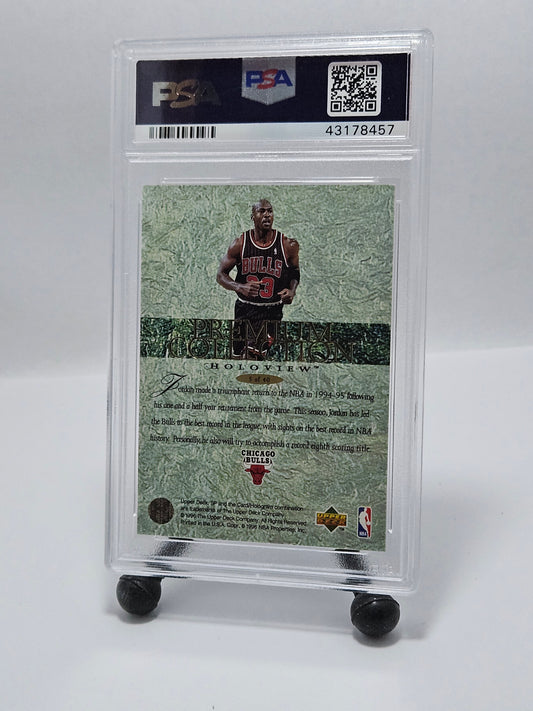 1995 SP Holoviews Michael Jordan PSA 8 – Chicago Bulls