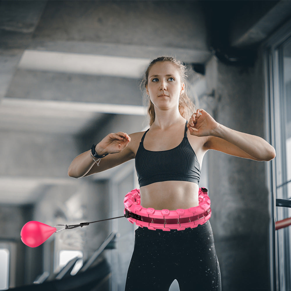 Adjustable and Detachable Abdominal Exercise Hula Hoop_8