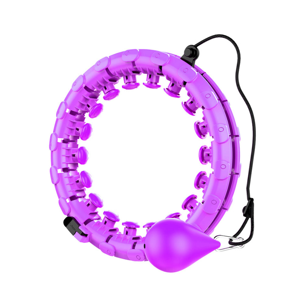 Adjustable and Detachable Abdominal Exercise Hula Hoop_3