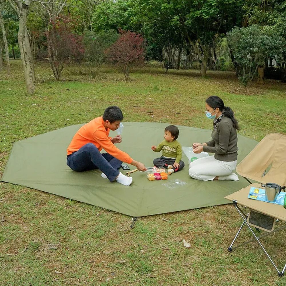 Extra Large Waterproof Hexagon Camping Mat_2