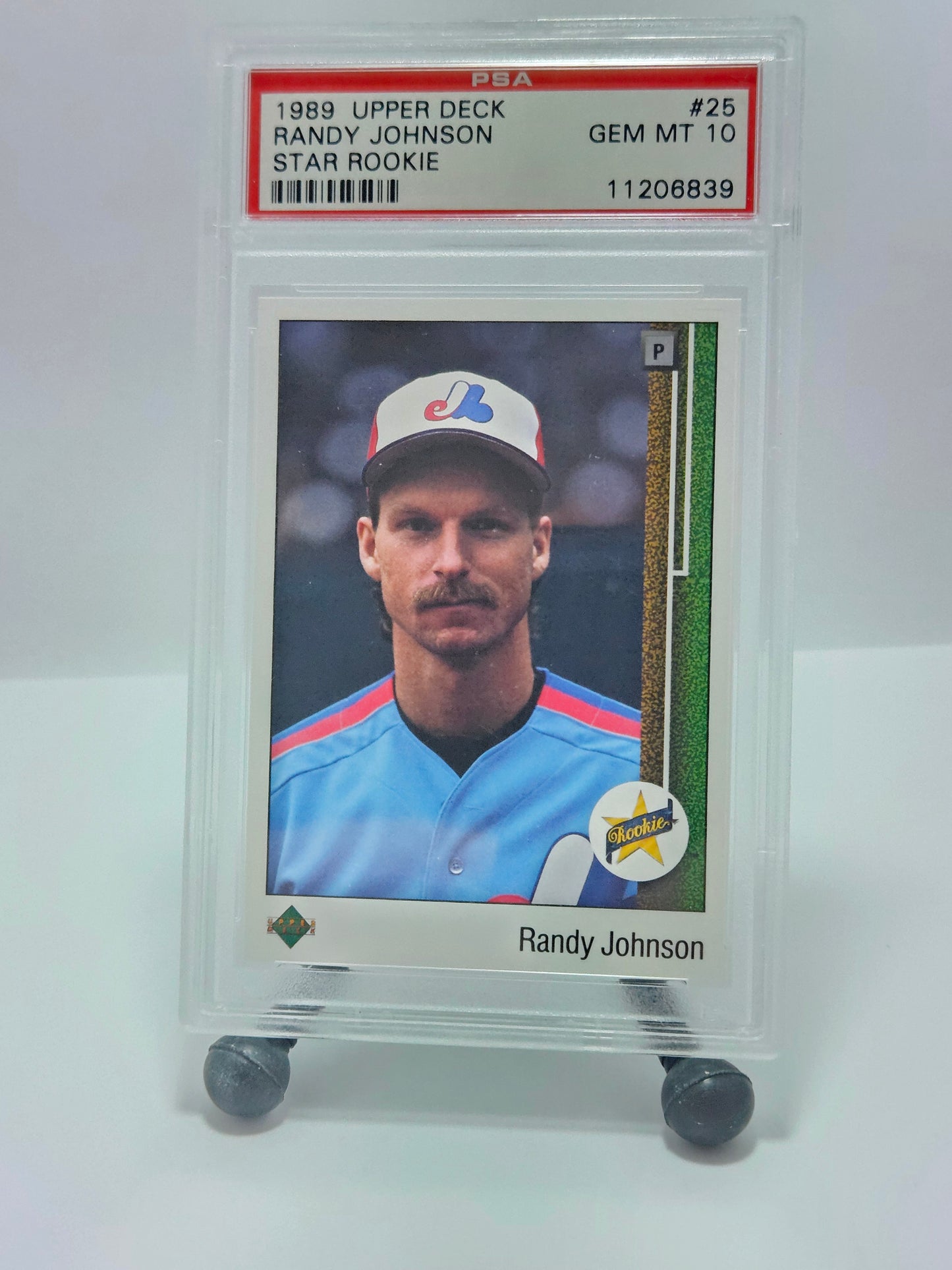 1989 Upper Deck Randy Johnson Star Rookie PSA 10 Gem Mint – Montreal Expos
