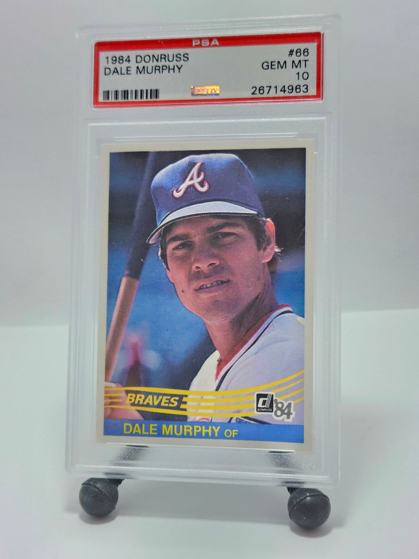 1984 Donruss Dale Murphy PSA 10 Gem Mint – Atlanta Braves