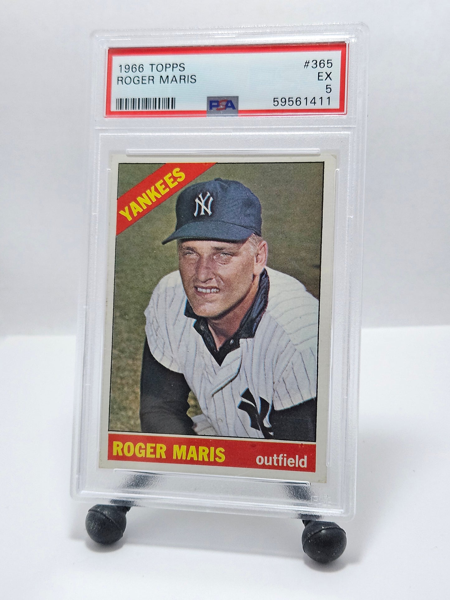 1966 Topps #365 Roger Maris – PSA 5 EX