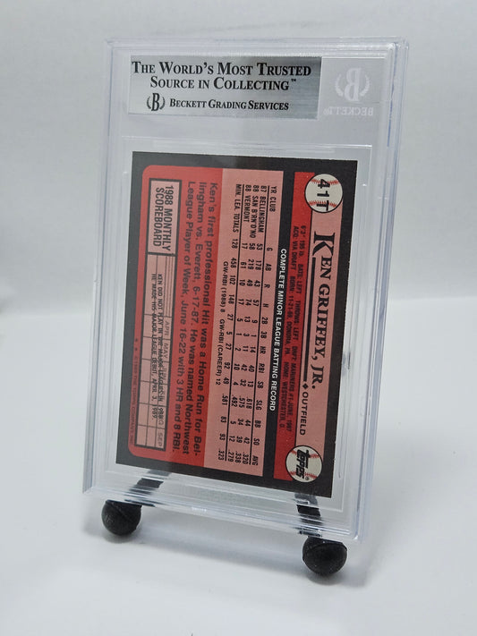 1989 Topps Traded #41T Ken Griffey Jr. BGS 9 Mint – Seattle Mariners