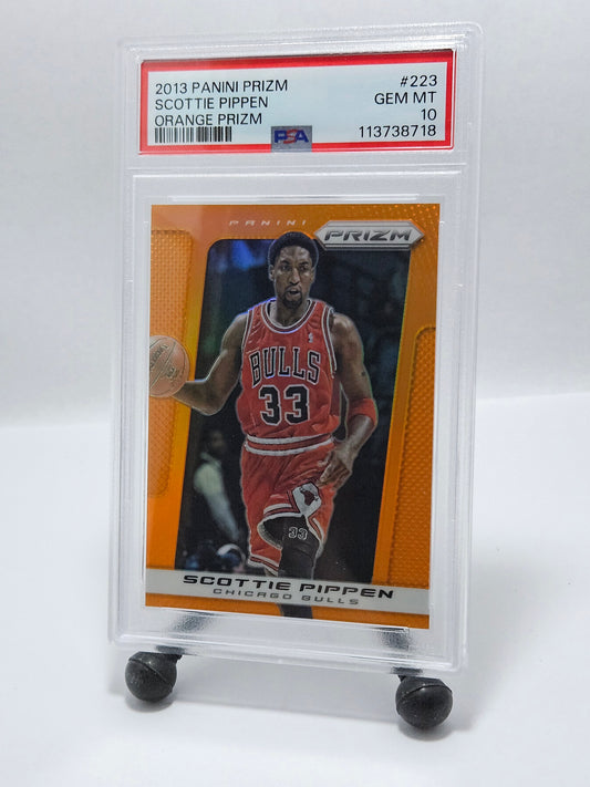 2013 Panini Prizm Scottie Pippen Orange Prizm #01/60 PSA 10 Gem Mint Pop 2 – Chicago Bulls