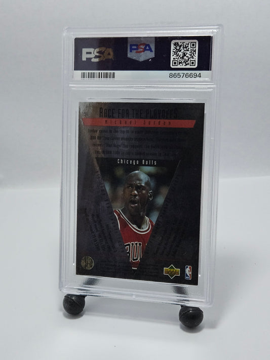 1995 SP Championship #121 Michael Jordan – PSA 8 NM-MT