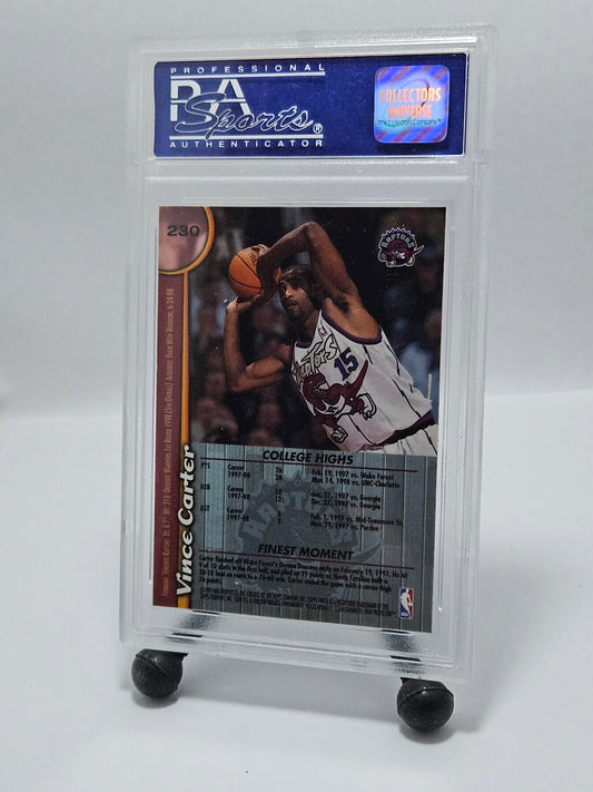 1998 Finest #230 Vince Carter Rookie – PSA 10 Gem Mint