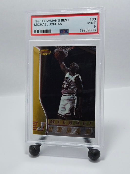1996 Bowman's Best #80 Michael Jordan – PSA 9 Mint