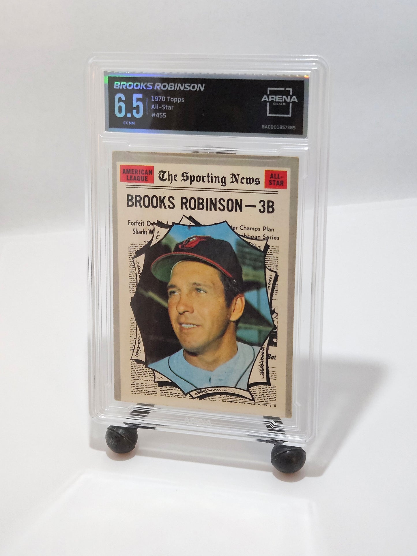 1970 Topps #455 Brooks Robinson All-Star Arena Club 6.5 EX/NM – Baltimore Orioles