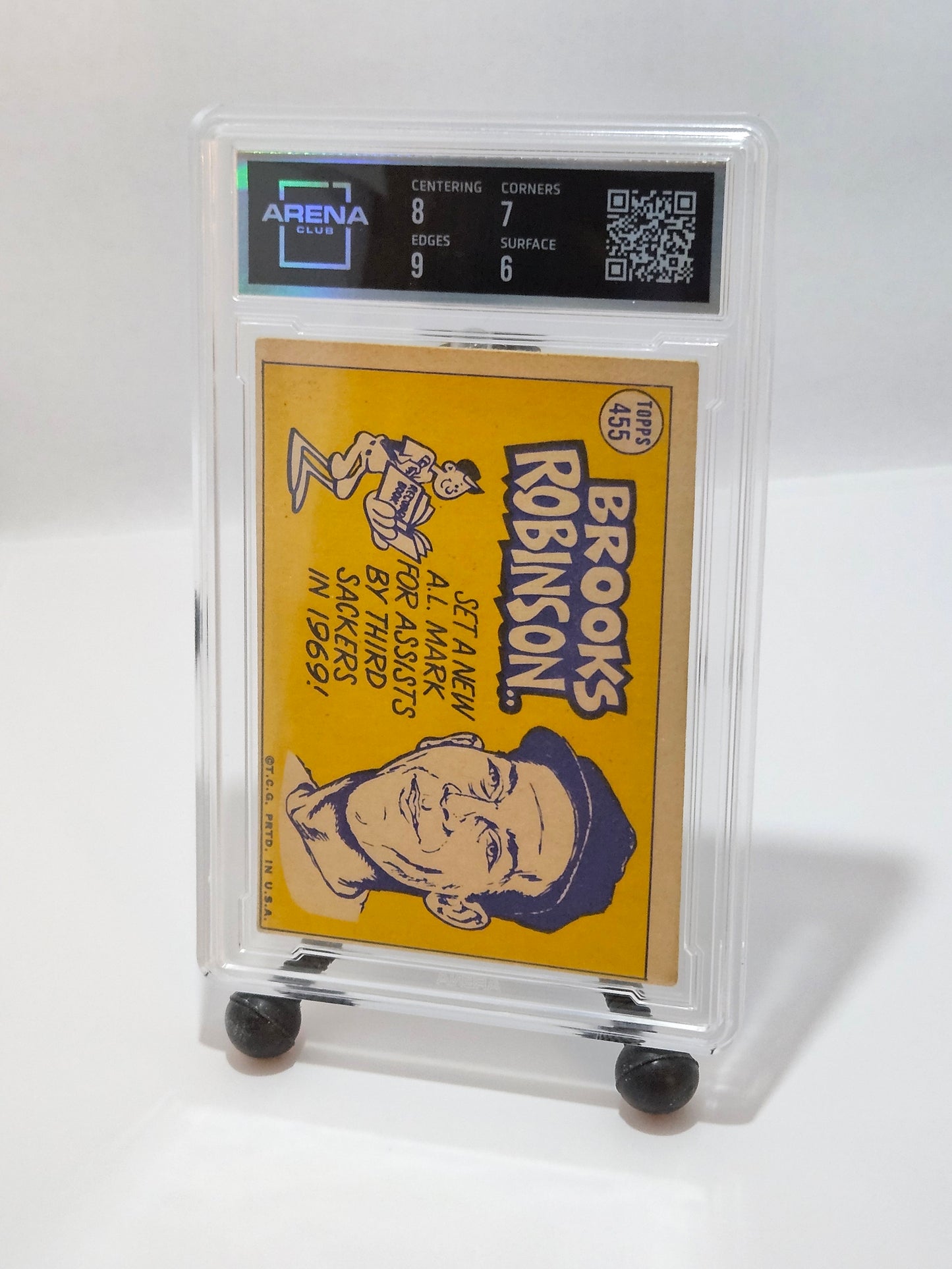 1970 Topps #455 Brooks Robinson All-Star Arena Club 6.5 EX/NM – Baltimore Orioles