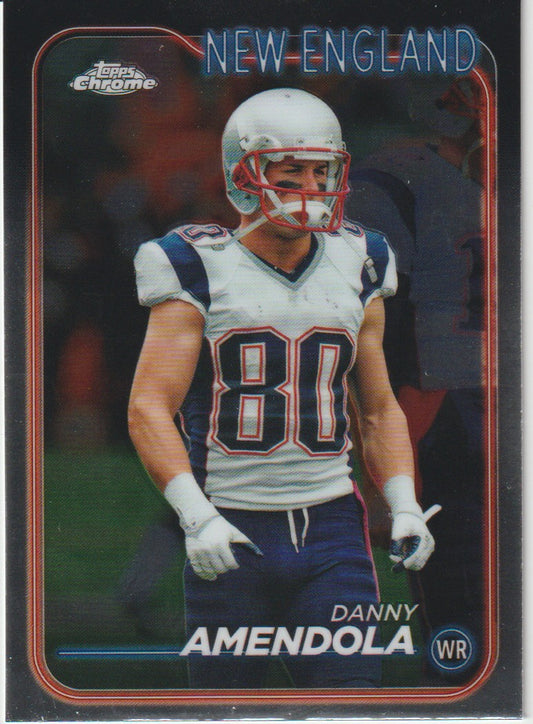 Football trading card of Danny Amendola with New England Patriots uniform
