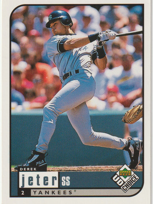 Baseball trading card of a player in action with a crowd in the background