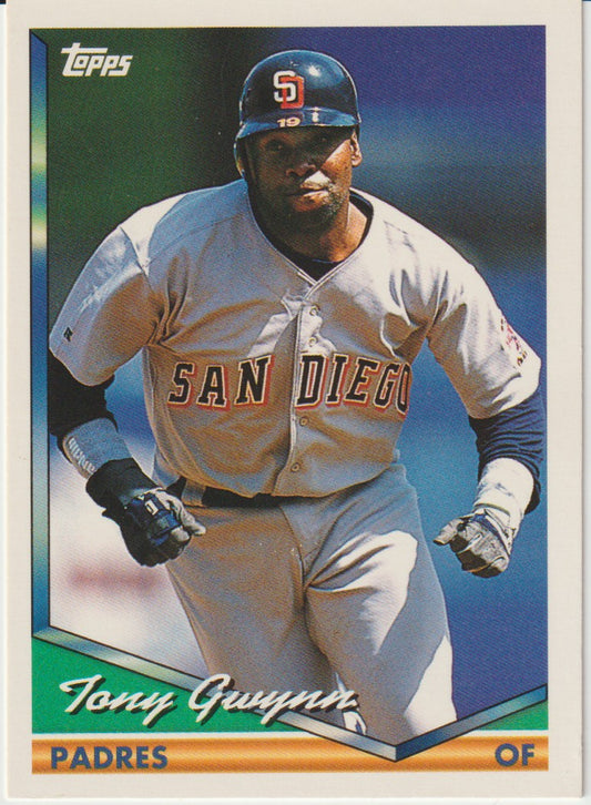 Baseball trading card of a player from the San Diego Padres